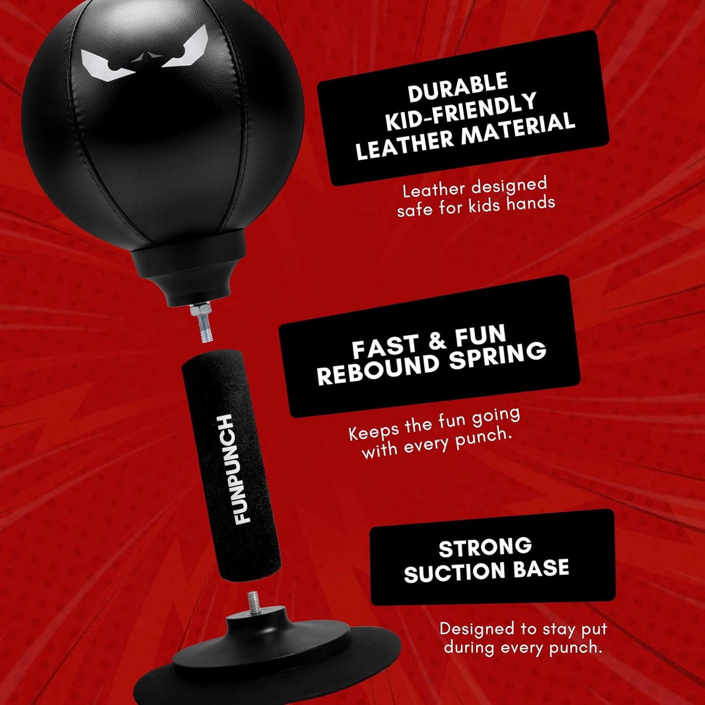 Rage Bag, Desktop Punching Bag | Desk Punching Bag Stress Relief, Fun Punch Rage Bag by Fun Punch Punching Bags