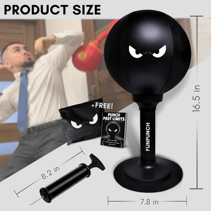 Rage Bag, Desktop Punching Bag | Desk Punching Bag Stress Relief, Fun Punch Rage Bag by Fun Punch Punching Bags